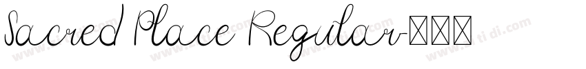 Sacred Place Regular字体转换